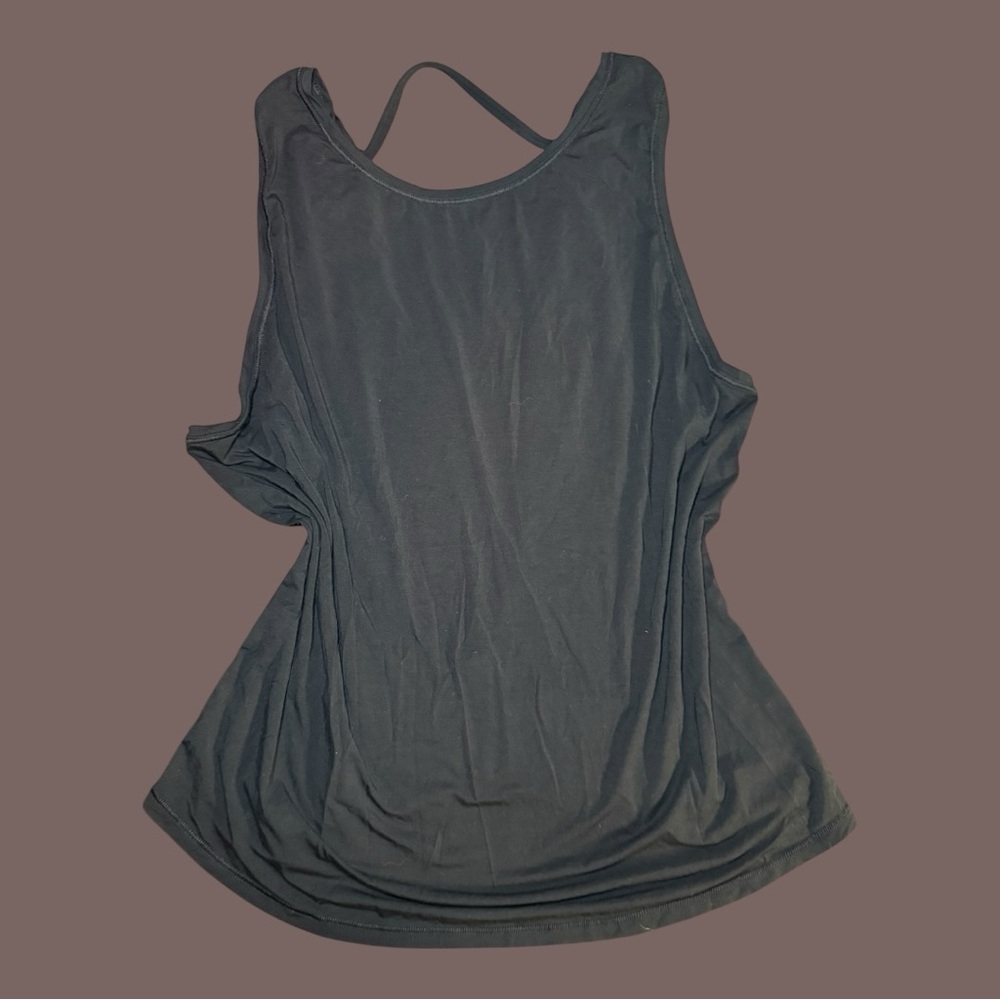 Lululemon Deep Stretch Open Back Tank Top Sz NST